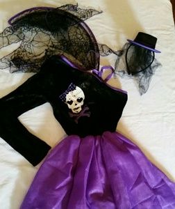 Girls large punk fairy costume